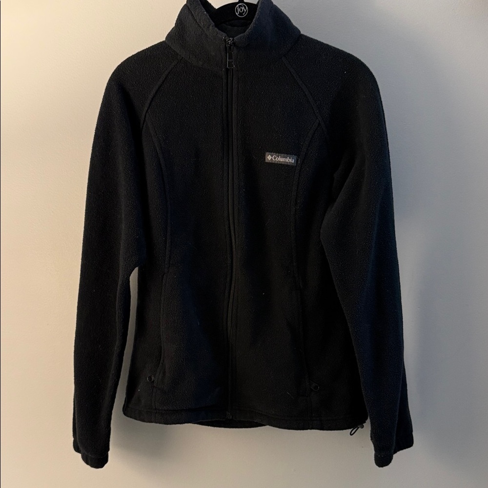 Columbia Black Fleece Ski Jacket